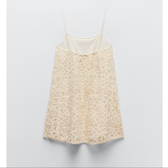 NWT Zara floral crochet dress - Picture 5 of 7